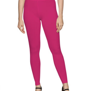 Fushia pure cotton Hosiery  ankle length legging