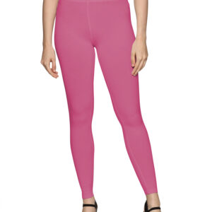 Baby pink cotton ankle length legging