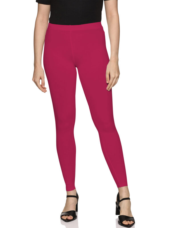 Rani solid cotton hosiery churidar legging