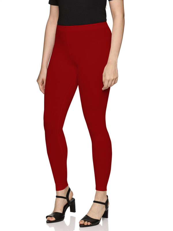 Red Colour  ankle length legging