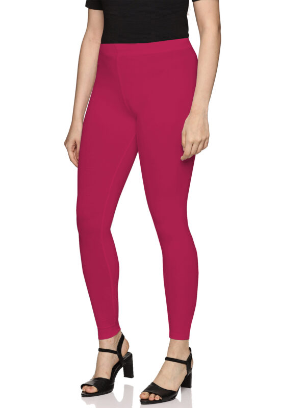 Rani solid cotton hosiery churidar legging - Image 4