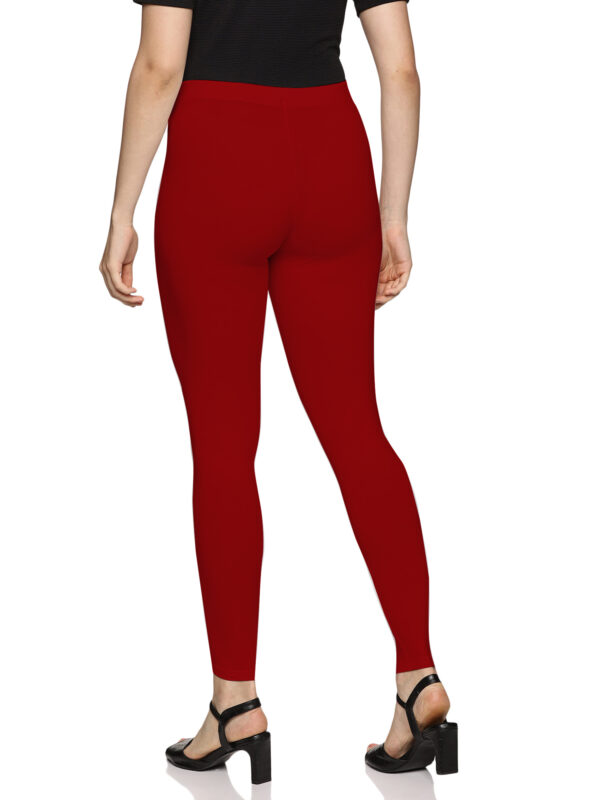 Red Colour  ankle length legging - Image 5