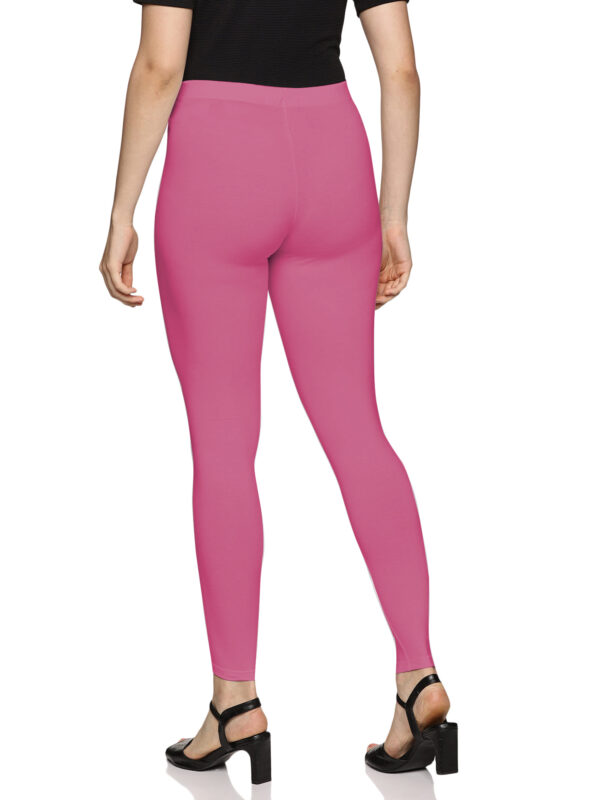 Baby pink cotton ankle length legging - Image 5