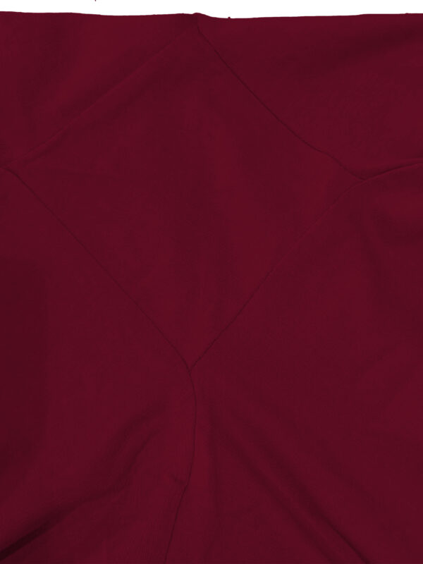 Maroon solid cotton hosiery legging - Image 6
