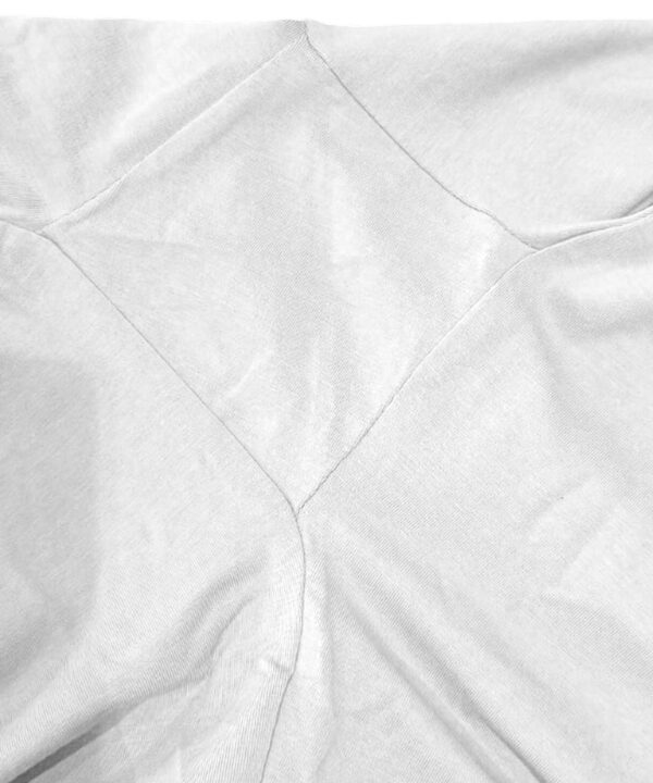 White cotton spandex ankle length legging - Image 6